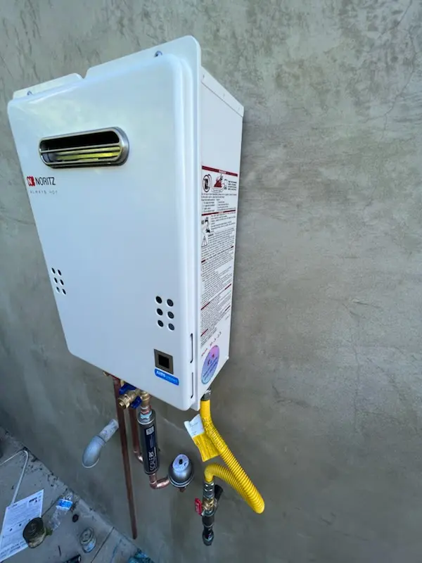 Tankless water heater installation for Morehead homes